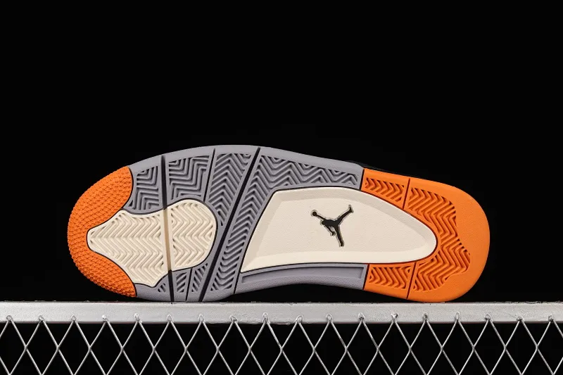 All categories Air Jordan Jordan series basketball shoes Air Jordan 4 Pure original Air Jordan 4 Retro SE AJ4 Joe 4 brass black orange starfish orange CW7183-100